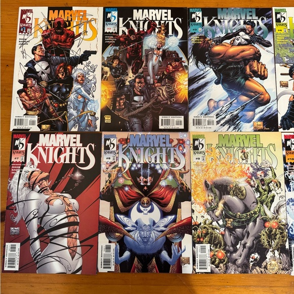 Vintage Marvel Knights Comic Lot. - Picture 2 of 3